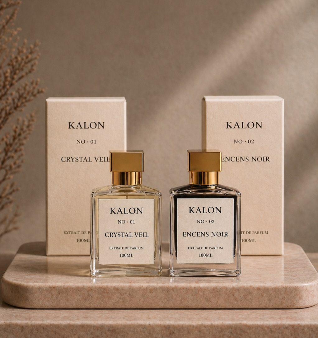 KALON Crystal Veil No.01 & Encens Noir No.02 — The Collection